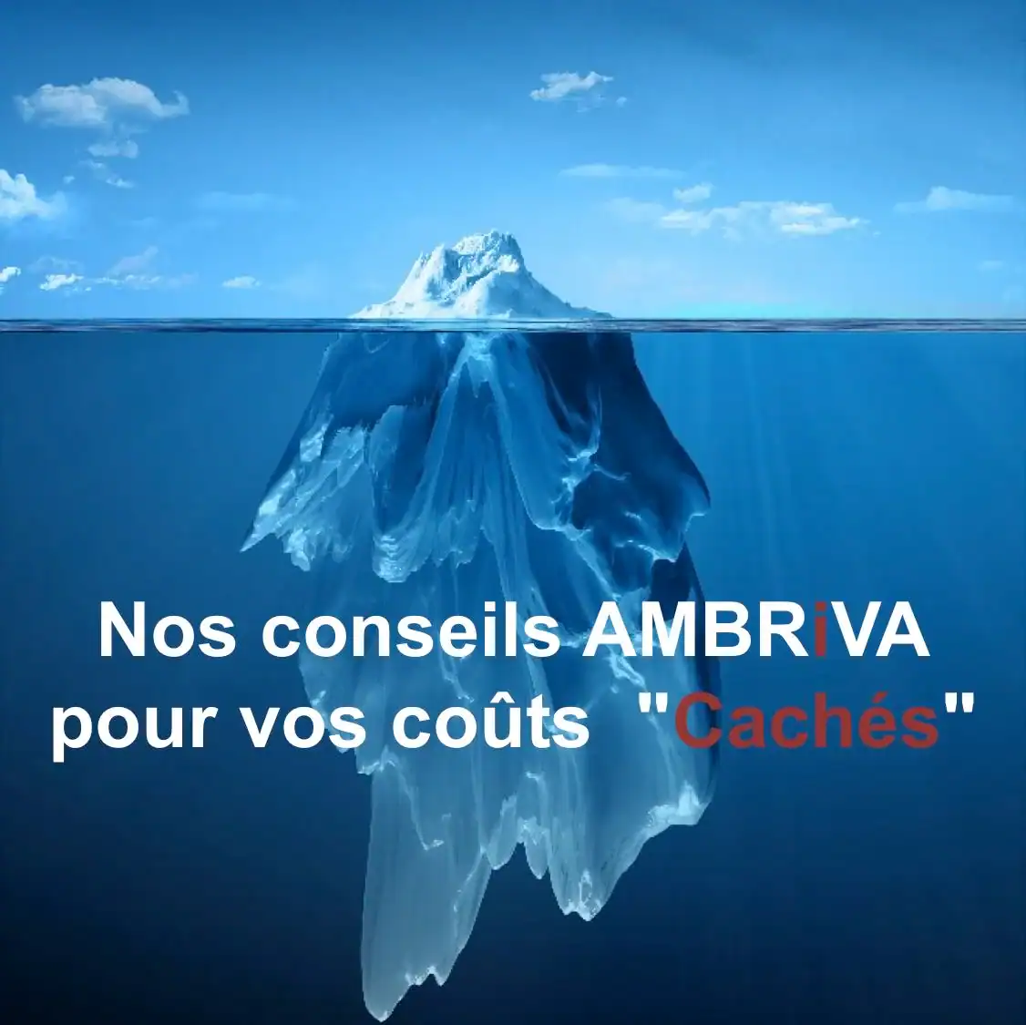 Coûts cachés du taux de change bancaire illustrés par un iceberg